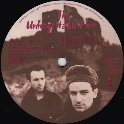 U2 : The Unforgettable Fire (LP, Album)