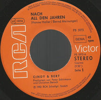 Cindy & Bert : Nach All Den Jahren (7", Single)