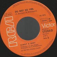 Cindy & Bert : Nach All Den Jahren (7", Single)
