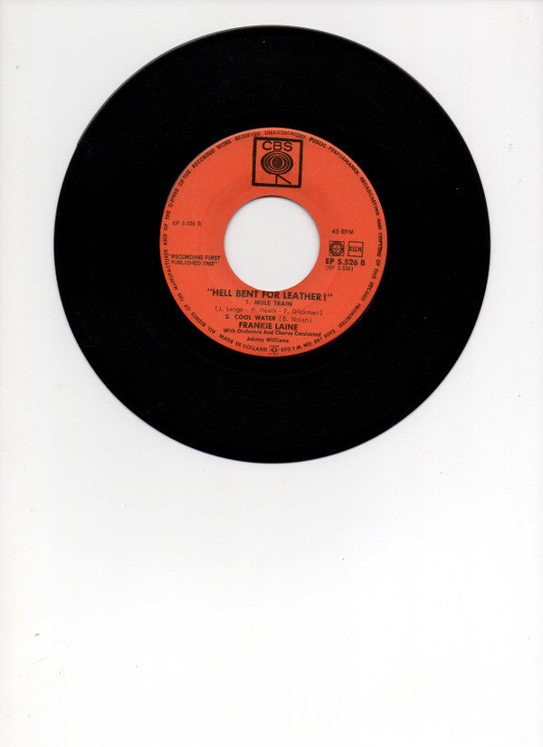 Frankie Laine : Hell Bent For Leather ! (7", EP)