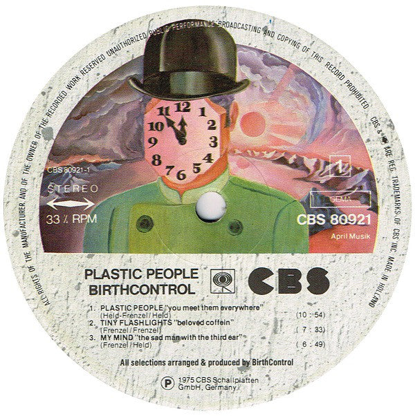 Birth Control : Plastic People (LP, Album, Gat)