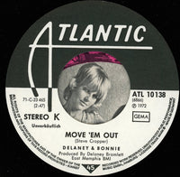 Delaney & Bonnie : Move 'Em Out (7", Single, Promo)