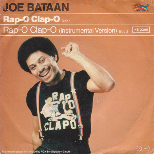Joe Bataan : Rap-O Clap-O (7", Single)
