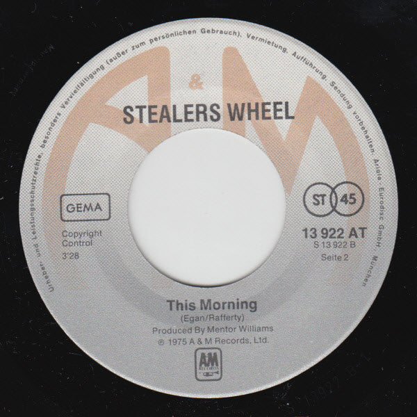 Stealers Wheel : Right Or Wrong (7", Single)