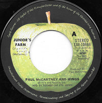 ポール・マッカートニー&ウイングス* = Paul McCartney & Wings* : ジュニアズ・ファーム = Junior's Farm  (7", Single)