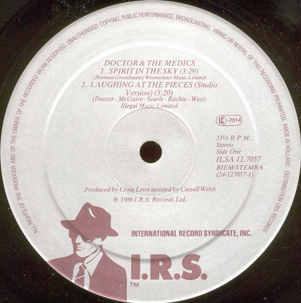 Doctor & The Medics : Spirit In The Sky (12", Maxi, Fla)