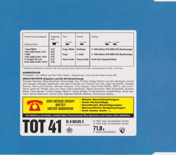 Die Toten Hosen : Kauf Mich! (CD, Maxi, RP)