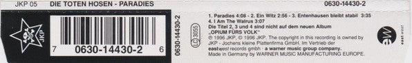 Die Toten Hosen : Paradies (CD, Maxi)