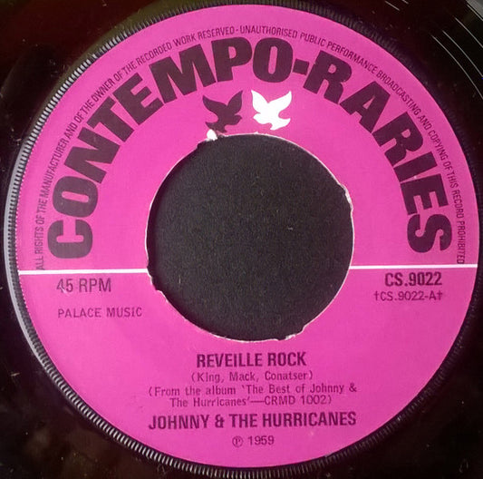 Johnny & The Hurricanes* : Reveille Rock (7", Single, RE)