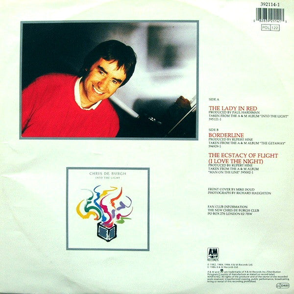 Chris de Burgh : The Lady In  Red (12", Maxi)