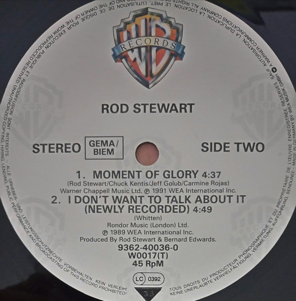 Rod Stewart : Rhythm Of My Heart (12", Maxi)