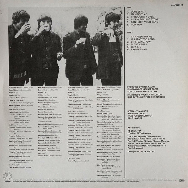The Creation (2) : We Are Paintermen (LP, Album, RE)