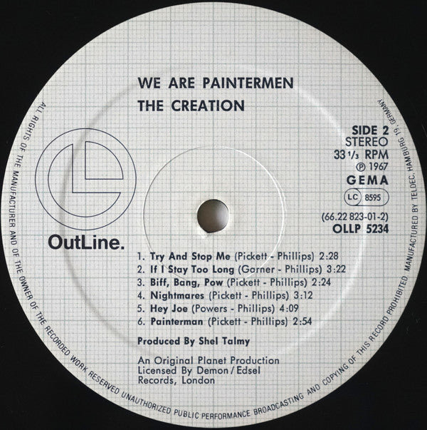 The Creation (2) : We Are Paintermen (LP, Album, RE)