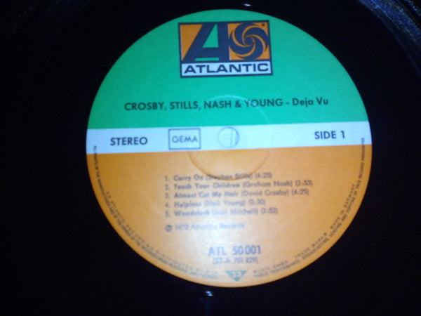 Crosby, Stills, Nash & Young : Déjà Vu  (LP, Album, RE, Gat)