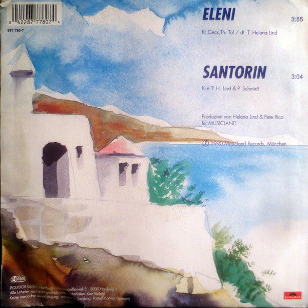 Helena Lind : Eleni (7", Single)