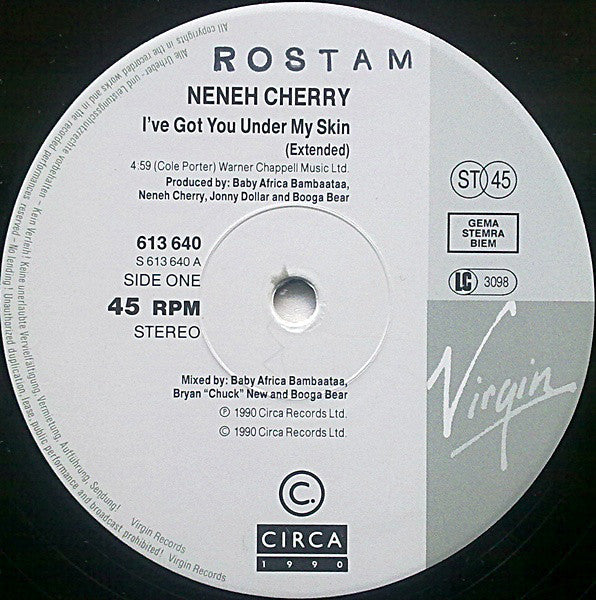 Neneh Cherry : I've Got You Under My Skin (12", Single)