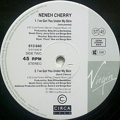 Neneh Cherry : I've Got You Under My Skin (12", Single)