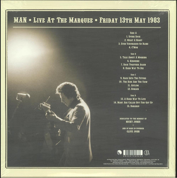 Man : Live At The Marquee (Friday 13th May 1983) (2xLP, Album, Ltd, Whi)