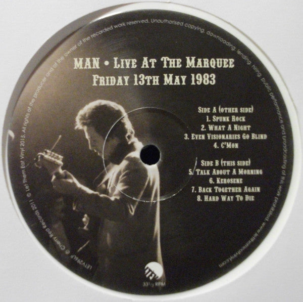 Man : Live At The Marquee (Friday 13th May 1983) (2xLP, Album, Ltd, Whi)