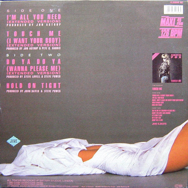 Samantha Fox : The Samantha Fox Gift Pack (12", Maxi)