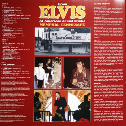 Elvis Presley : From Elvis At American Sound Studio Memphis, Tennessee (2xLP, Album, Ltd, S/Edition, 180)