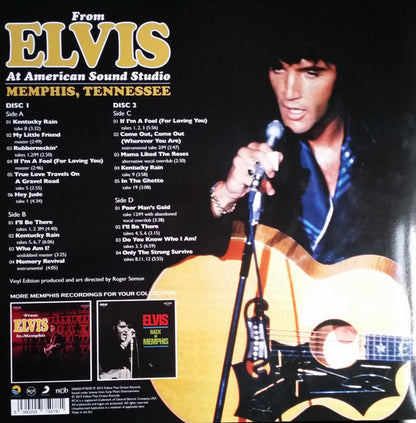 Elvis Presley : From Elvis At American Sound Studio Memphis, Tennessee (2xLP, Album, Ltd, S/Edition, 180)
