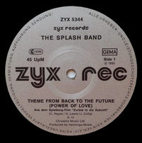 The Splash Band : Theme From Back To The Future (Power Of Love) (12")