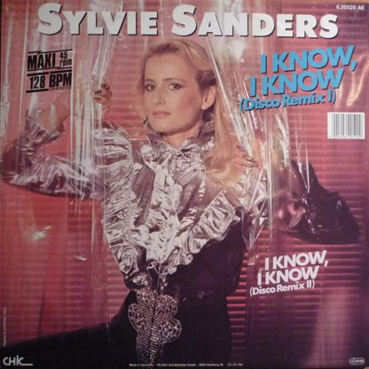 Sylvie Sanders : I Know, I Know (12", Maxi, Yel)