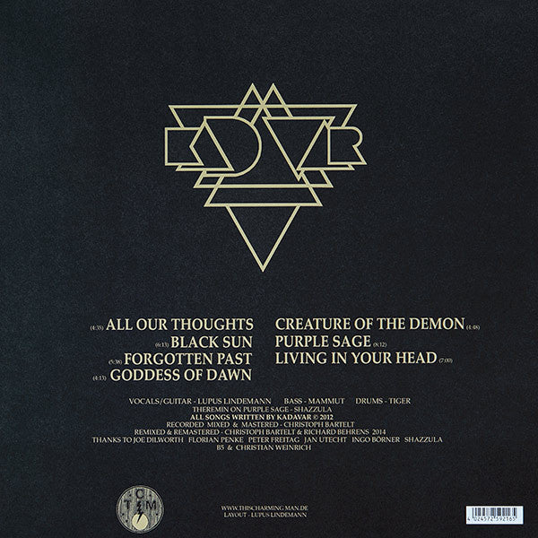 Kadavar : Kadavar (LP, Album, Ltd, RP, Gol)