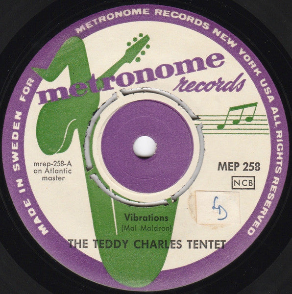 The Teddy Charles Tentet : Vol. 1 (7", EP)