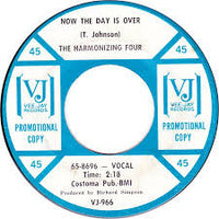The Harmonizing Four : Now The Day Is Over (7", Single, Promo)
