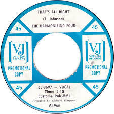 The Harmonizing Four : Now The Day Is Over (7", Single, Promo)