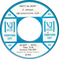The Harmonizing Four : Now The Day Is Over (7", Single, Promo)
