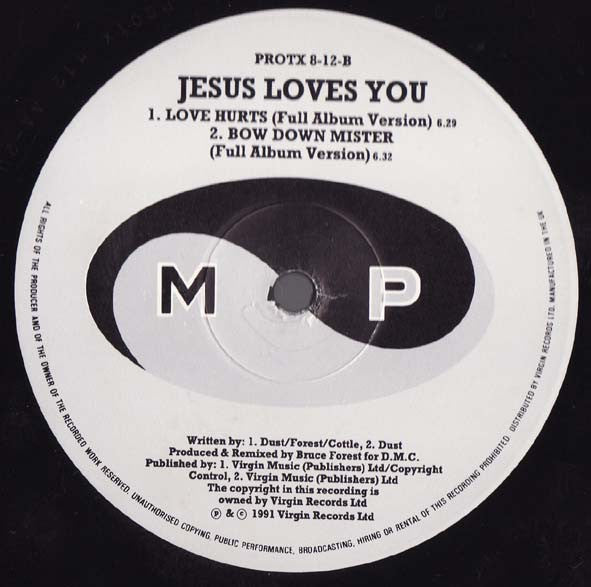 Jesus Loves You : Bow Down Mister (Remix) (12")