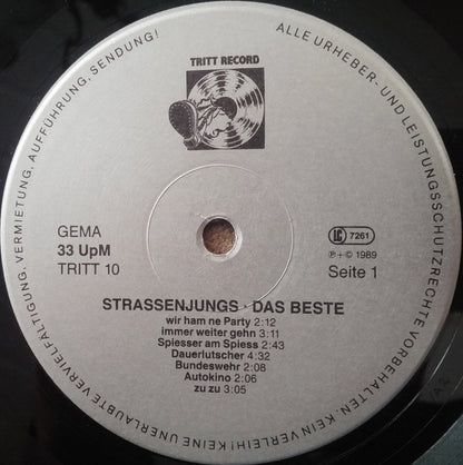 Strassenjungs : Das Beste (LP, Comp)