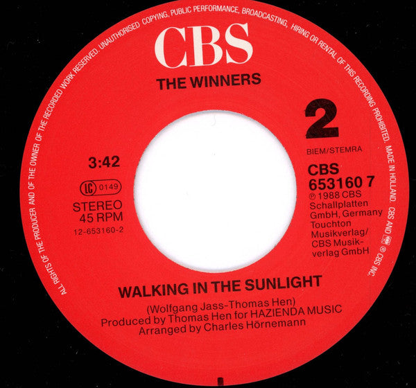 The Winners (4) : Rocky (7", Single)