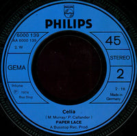 Paper Lace : Billy - Don't Be A Hero / Celia (7", Single)