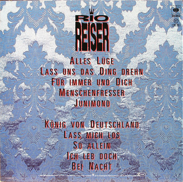 Rio Reiser : Rio I. (LP, Album)