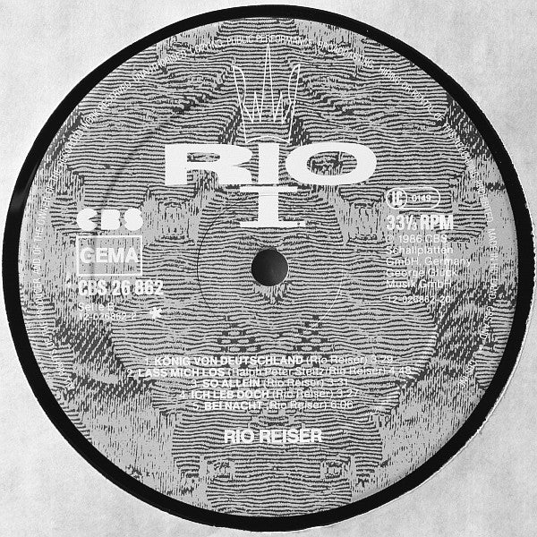 Rio Reiser : Rio I. (LP, Album)
