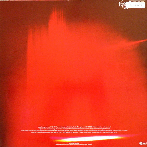 Tangerine Dream : Tangram (LP, Album, RE)