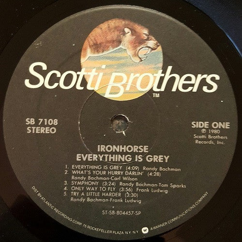 Ironhorse : Everything Is Grey (LP, Album, Spe)