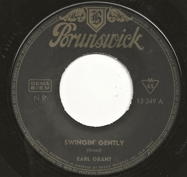 Earl Grant : Swingin' Gently / Ebb Tide (7", Single, Mono)