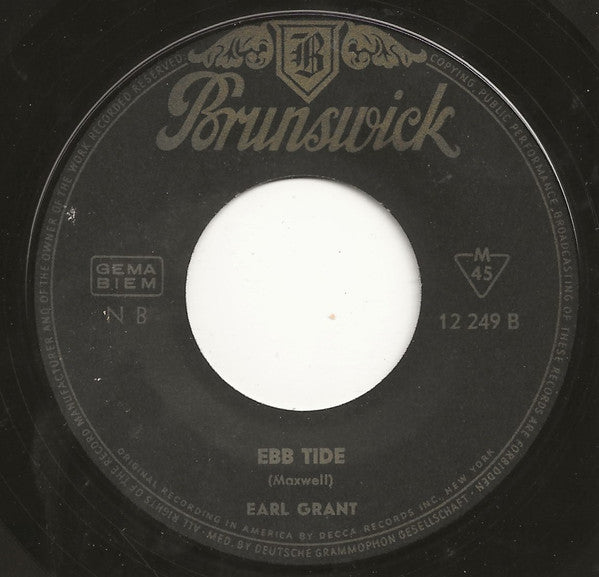 Earl Grant : Swingin' Gently / Ebb Tide (7", Single, Mono)