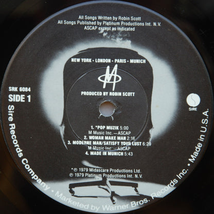 M (2) : New York, London, Paris, Munich (LP, Album, Cap)