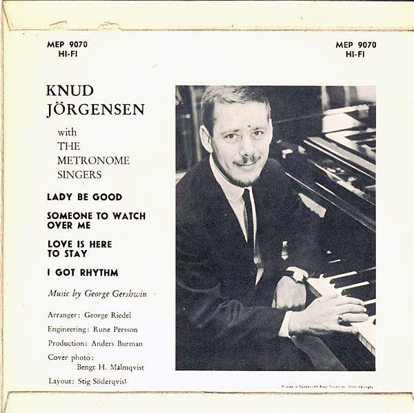 Knud Jörgensen : I Got Rhythm (7", EP)