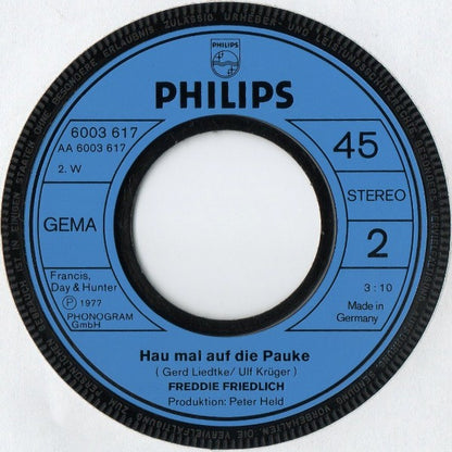 Freddie Friedlich : Ich Will Eine Marsbraut (7", Single)