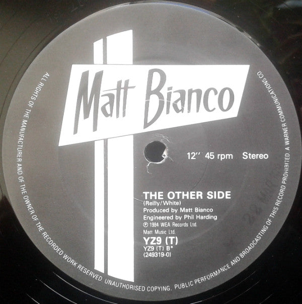 Matt Bianco : Whose Side Are You On? (12")