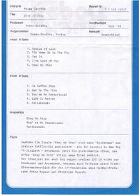 Peter Griffin : Step By Step (LP, Album)