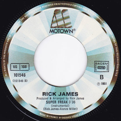 Rick James : Super Freak (Part.1&2) (7", Single)