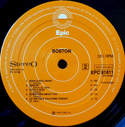 Boston : Boston (LP, Album, RE)